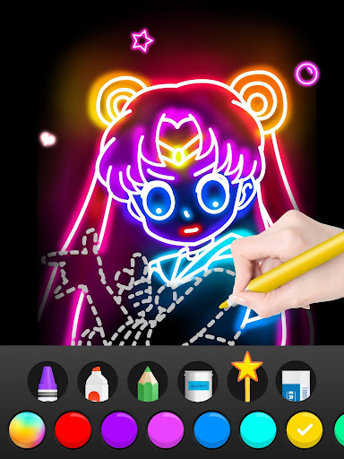 Draw Glow Comics screenshot 13